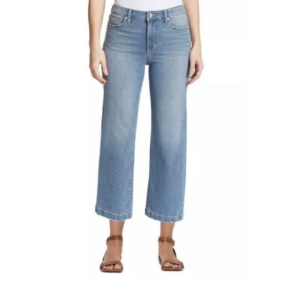 William Rast wide leg crop jeans size 4 / 27 high rise - Picture 1 of 13